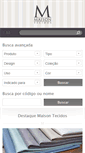 Mobile Screenshot of maisontecidos.com.br
